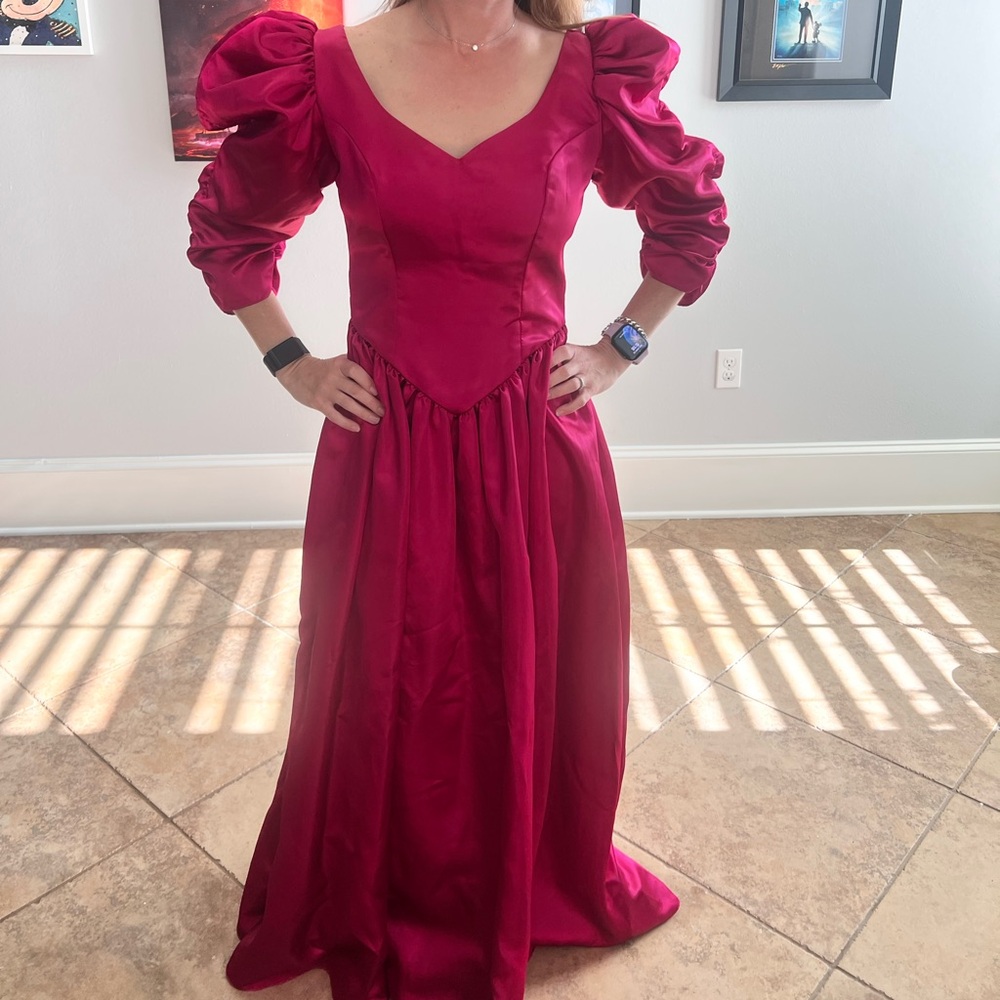 Elegant Red Women's Dress